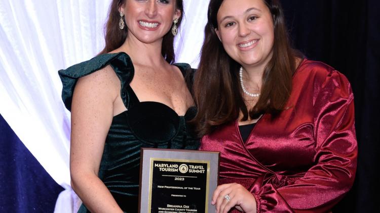 Brianna Dix, WCTED advertising and destination marketing specialist, earned the New Professional of the Year Award