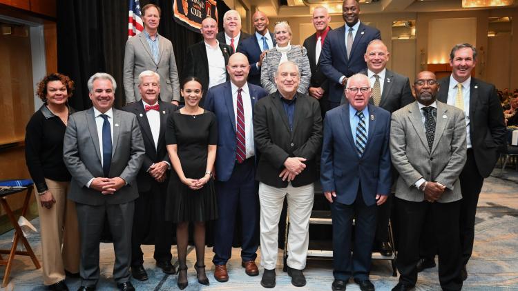 Photo: Worcester County Commissioner Chip Bertino (pictured front row, second from left) is one of 16 county elected officials from across Maryland to be installed to the Maryland Association of Counties (MACo) Board of Directors for 2025. Photo: Worcester County Commissioner Chip Bertino (pictured front row, second from left) is one of 16 county elected officials from across Maryland to be installed to the Maryland Association of Counties (MACo) Board of Directors for 2025.