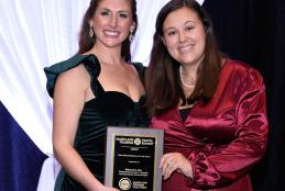Brianna Dix, WCTED advertising and destination marketing specialist, earned the New Professional of the Year Award