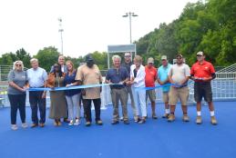 Ribbon Cutting Courts and Parks